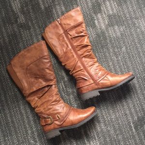 Bare Traps Brown knee high boots 7.5